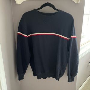 Pacsun Navy Oversized Sweatshirt
